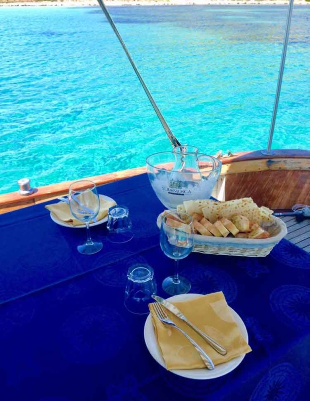 Pranzo in barca Asinara